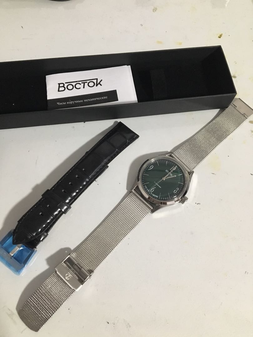 Vostok classica 39mm green dial manual wind Mobile Phones