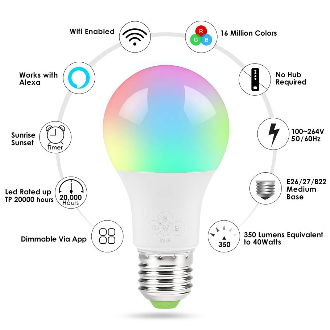 smart light bulb that works with google home