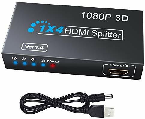 X Hdmi Splitter Olrick 4 Way Hdmi Splitter 1 Eingang 4 Ausgang Unterstutzt 3d Und 1080p Metall Schutzhulle Fur Full Hd Hdtv Ps3 Ps4 Xbox Blu Ray Player Dvd Electronics Others On Carousell