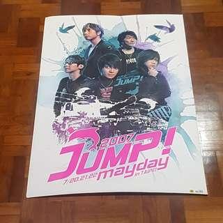 Official Mayday 五月天 poster for 2007 JUMP! Taipei concert