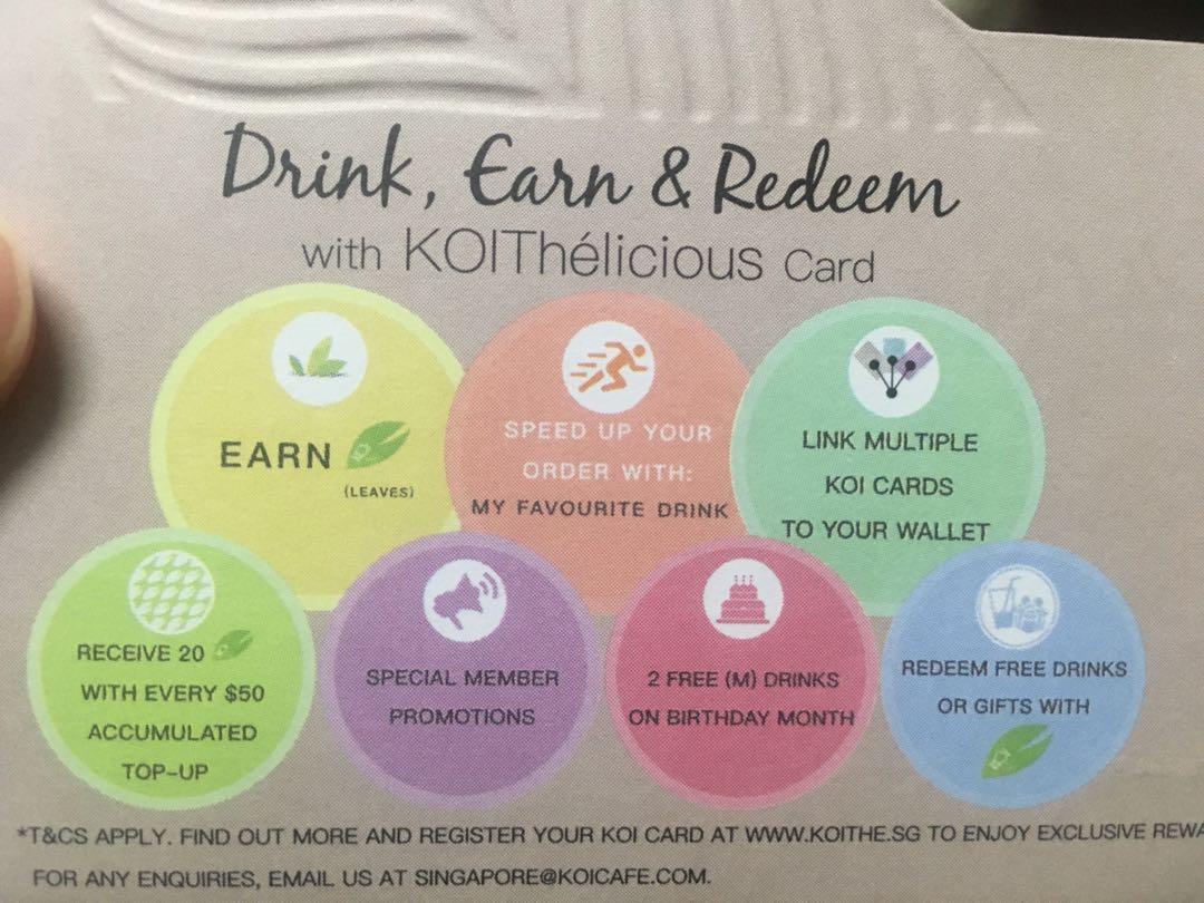 20 Koi Card, Tickets & Vouchers, Vouchers on Carousell