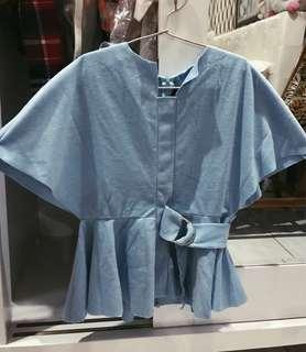 Baby blue blouse