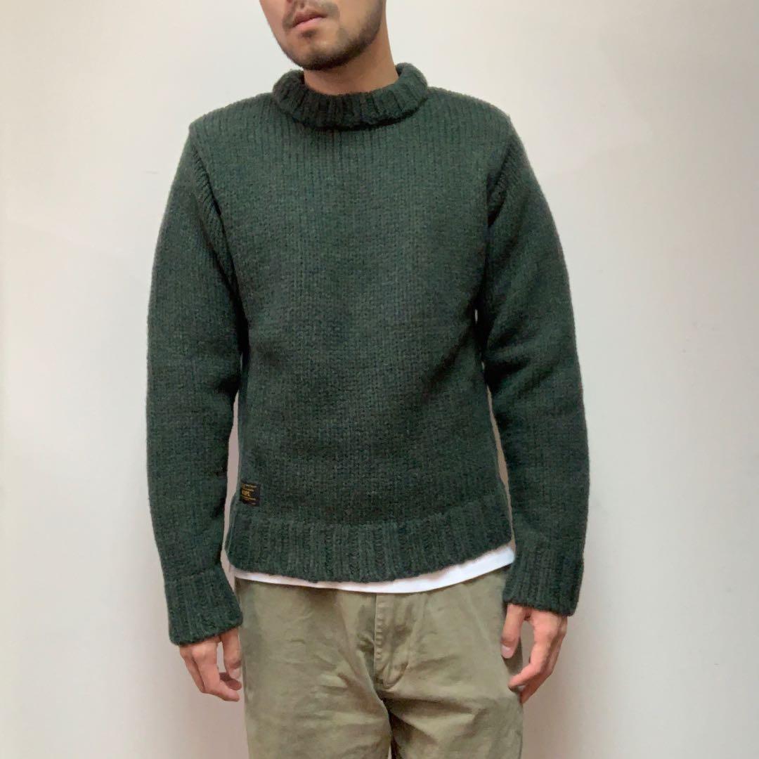 2hand Men】Wtaps EX34 Aran Knit Sweater, 男裝, 外套及戶外衣服