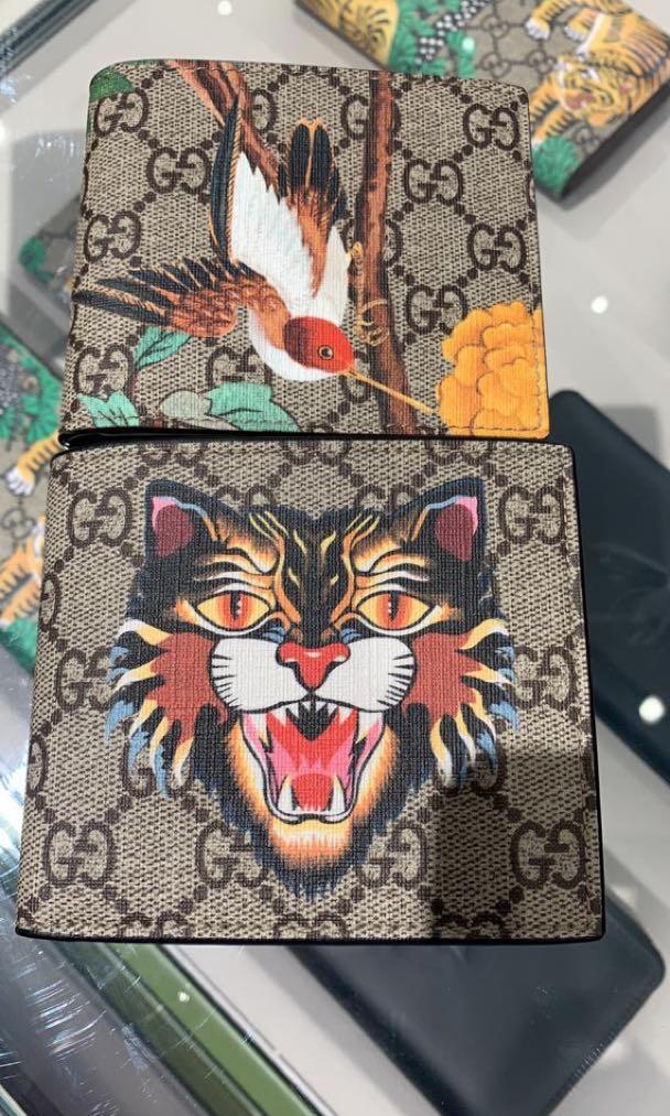 Angry cat top gucci wallet
