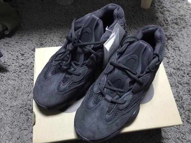 Adidas Yeezy 500 Utility Black F36640 27cm US10, 他的時尚, 鞋