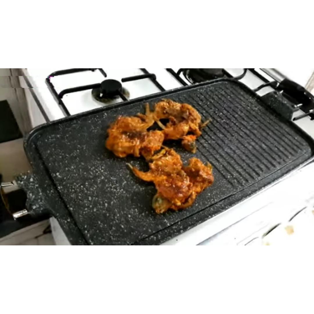 Alat Panggang Tanpa Arang Bbq Pan Korea Happycall Grill Pan
