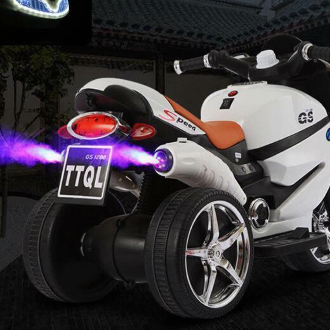 All New BMW GS-9 Electric Motor Ride On Toy Motorcycle for Kids, Babies