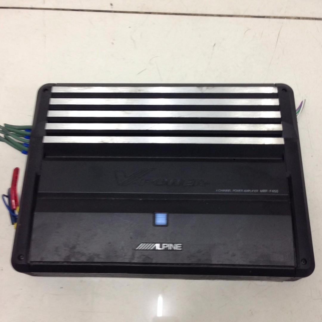 Alpine MRPF450 Amplifier (RS859), Car Accessories, Accessories on