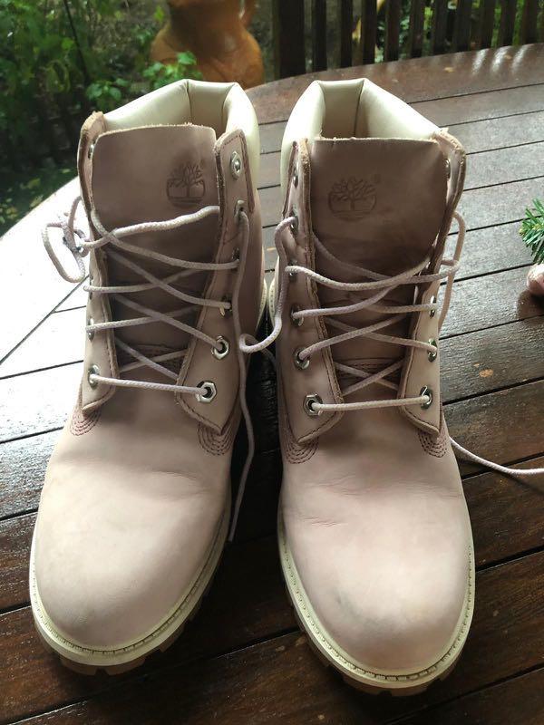 blush timberland boots
