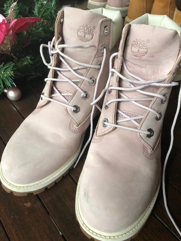 blush timberland boots