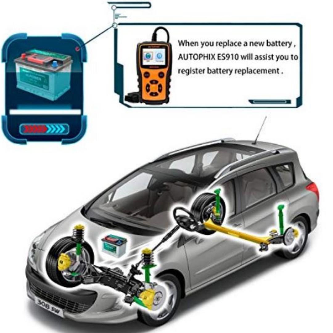 AUTOPHIX ES910 Professional BMW Diagnostic OBD2 Scanner, Engine/ABS/Airbag/Transmission System