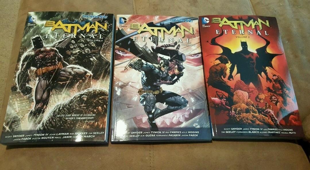 BATMAN ETERNAL TPB VOL 1-3 GRAPHIC NOVEL DC COMICS NEW 52, Hobbies & Toys,  Books & Magazines, Comics & Manga on Carousell