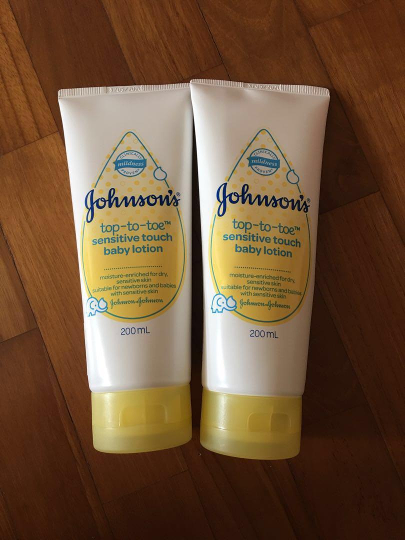 johnson's sensitive baby lotion