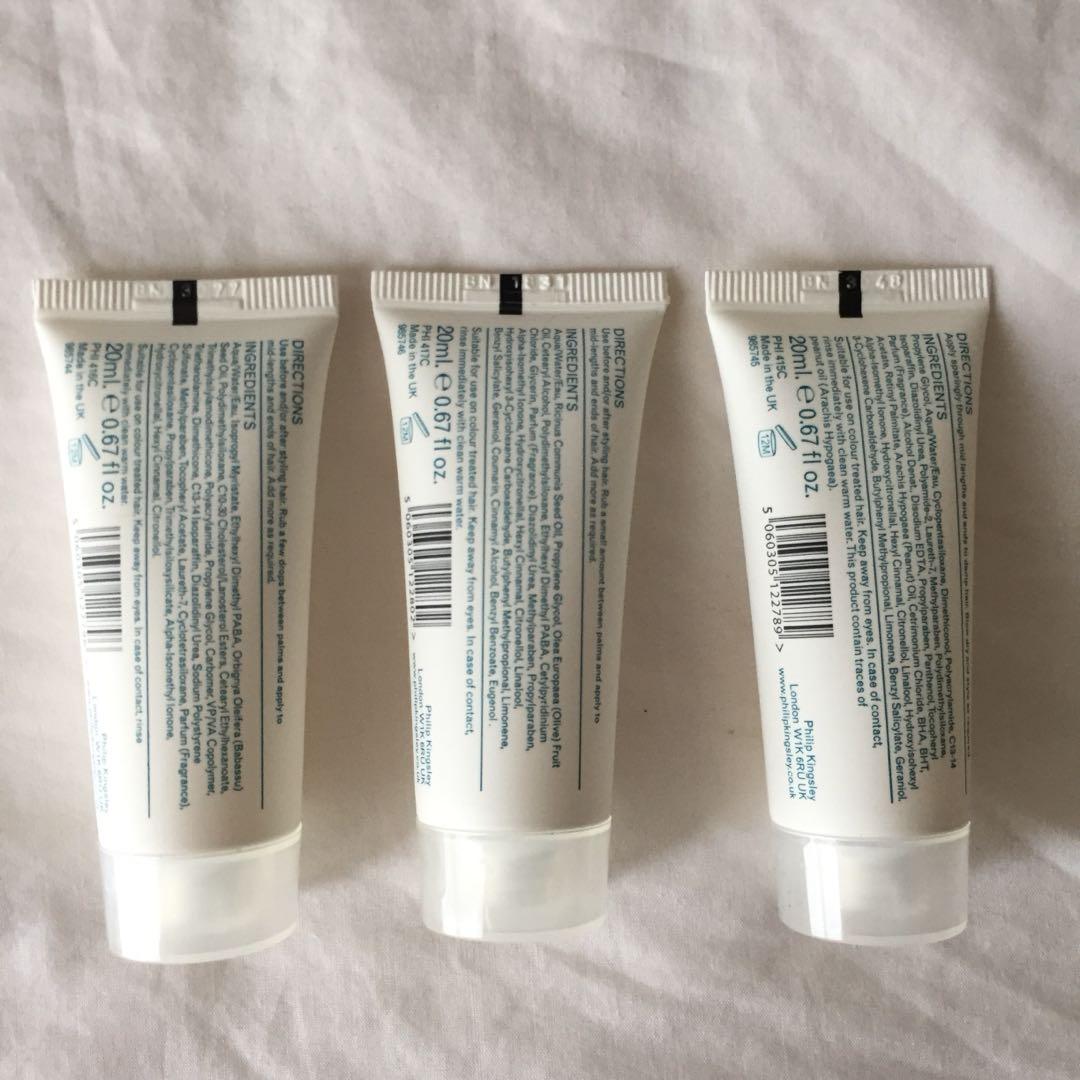 Bn Philip Kingsley Trio Preen Cream Smooth Cream Straight Hair