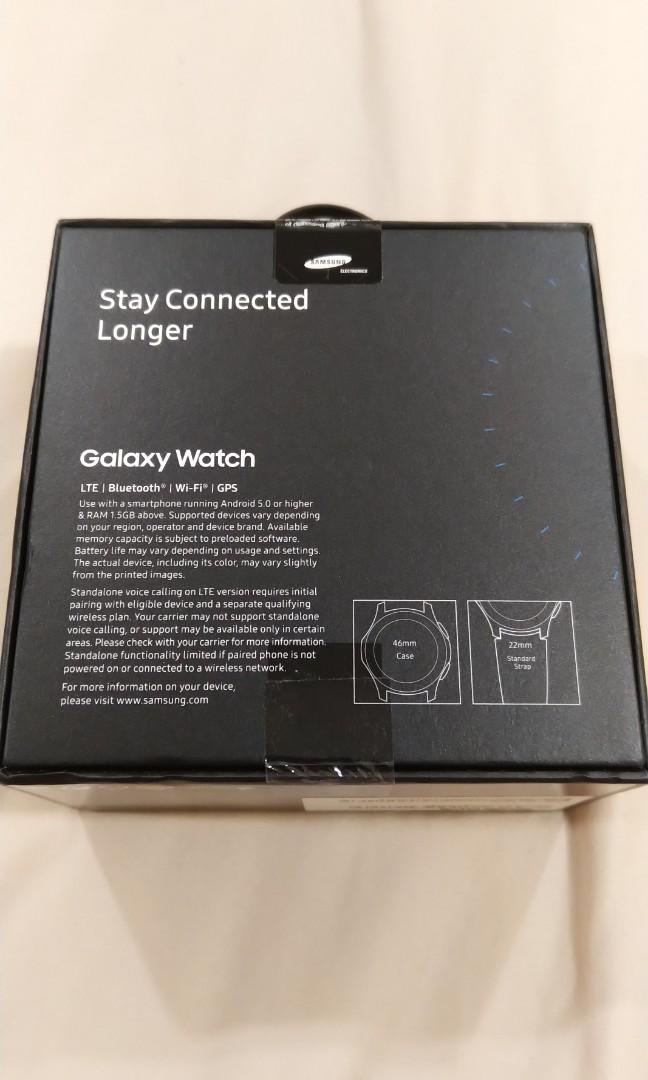 Brand New Samsung Galaxy Watch 46mm Bluetooth LTE eSIM