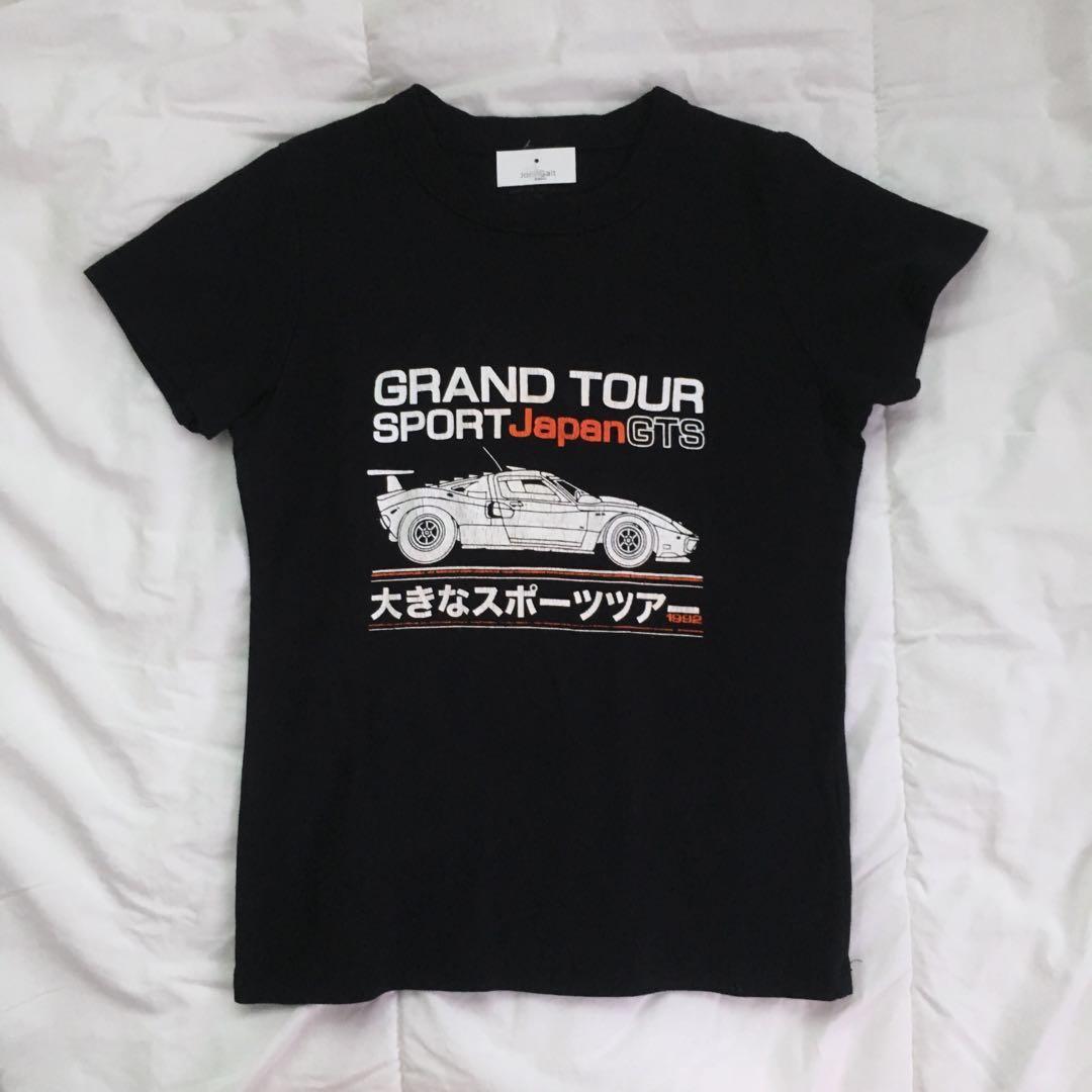 Brandy Melville Grand Tour Japan Hailie Top Women S Fashion Tops Other Tops On Carousell