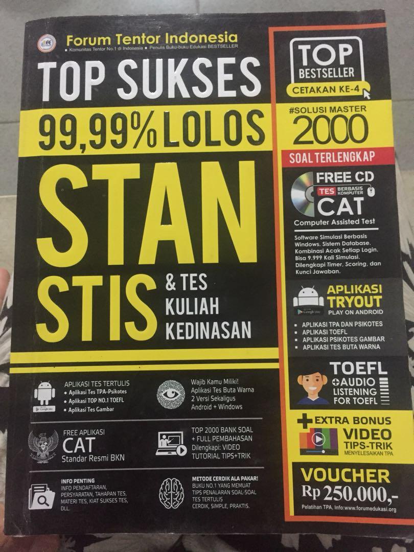 Buku Latihan Soal Tes Stan Dan Stis Buku Alat Tulis Buku Di Carousell