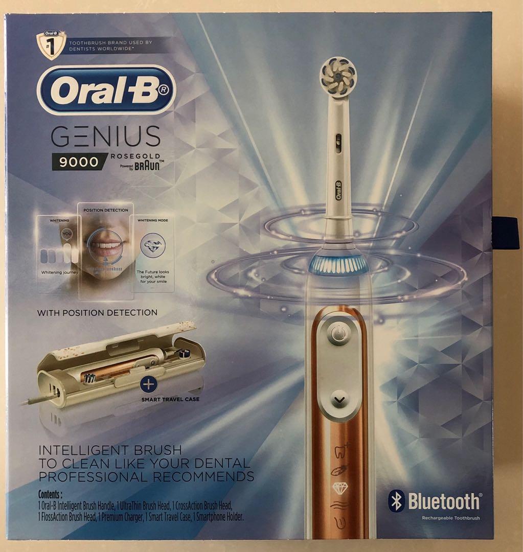 Clearance Oral B Genius 9000 Rosegold Electric Toothbrush Electronics Others On Carousell