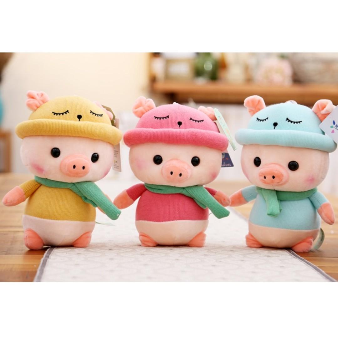 Cny pig soft toy top