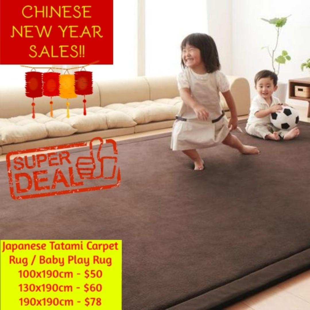 Instocks Cny Sale Japanese Tatami Carpet Rug Play Mat Furniture