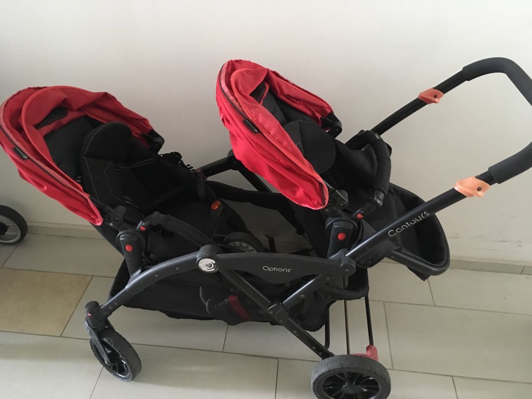 contours double stroller used
