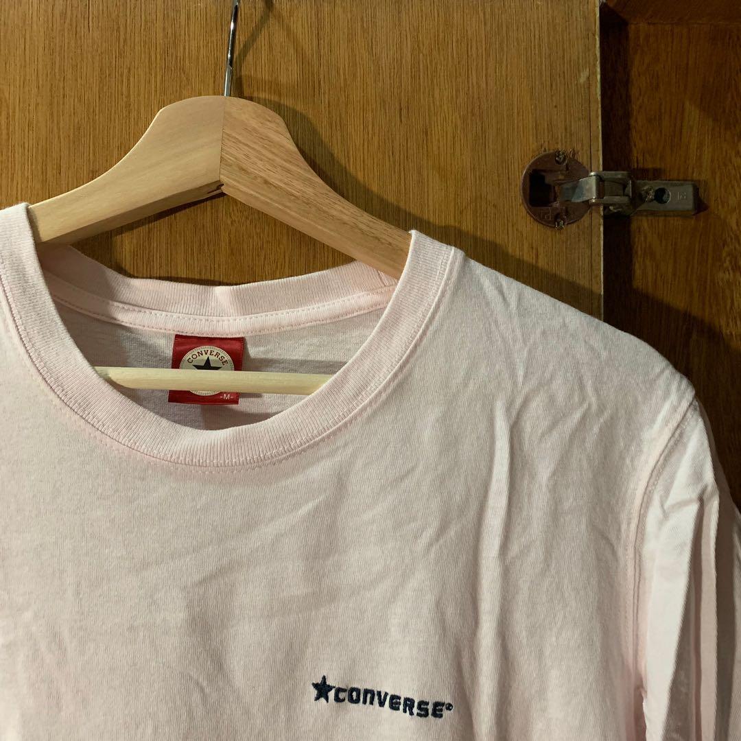 converse t shirt womens pink