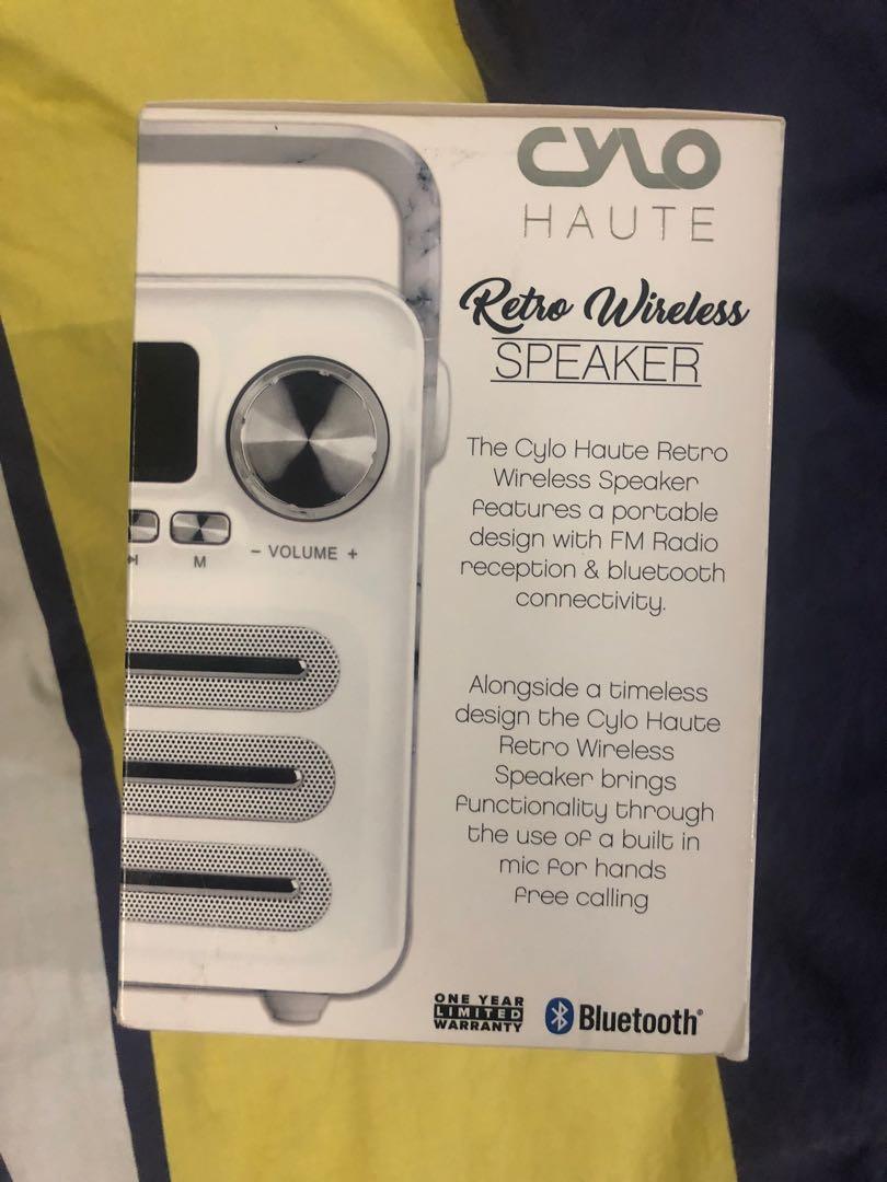 Cylo haute retro sale wireless speaker