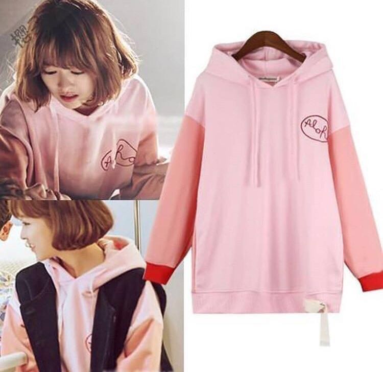 Pink 2025 aloha hoodie