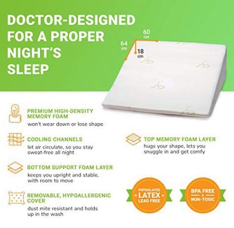 Supportiback wedge sale pillow
