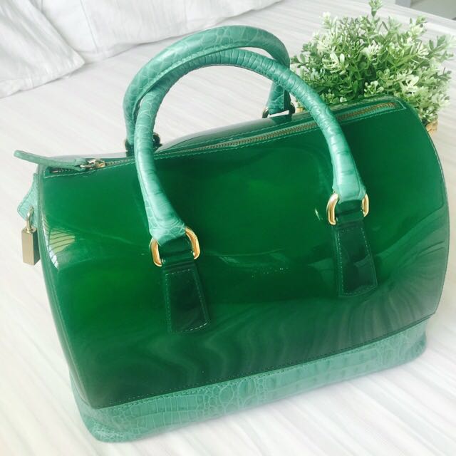 Furla candy clearance bag green