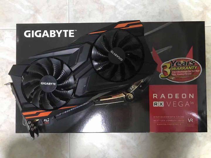 Gigabyte RX VEGA 56 GAMING OC 8G Radeon