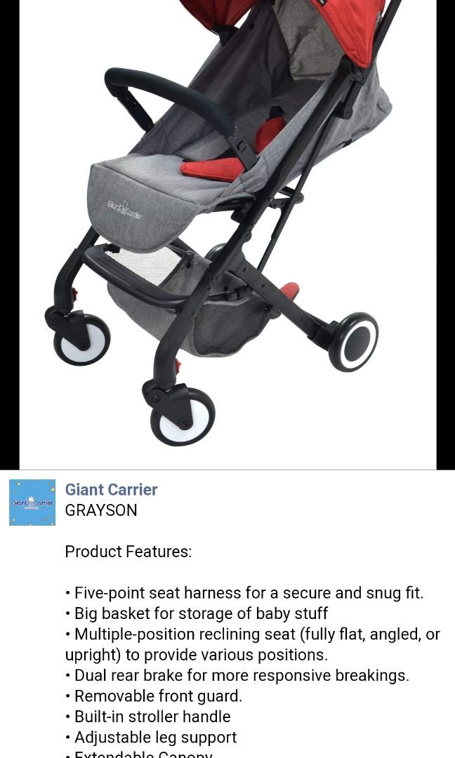 Giant carrier grayson stroller shop