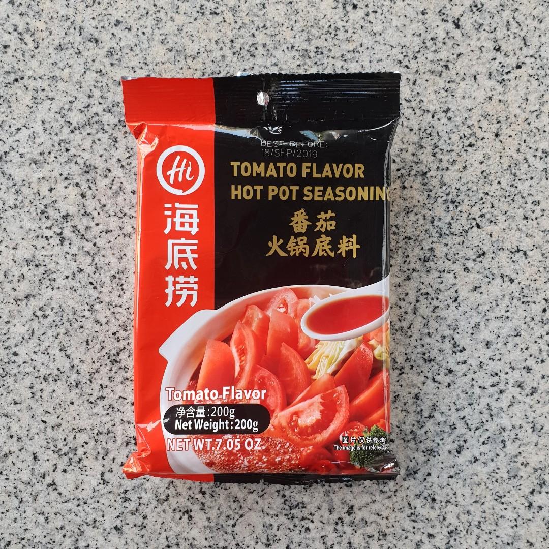 Haidilao Tomato Soup Base And Spicy Soup Base Food Drinks Instant Food On Carousell