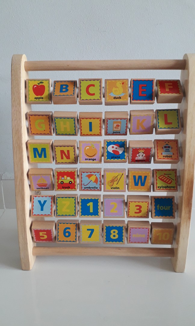 hape alphabet abacus