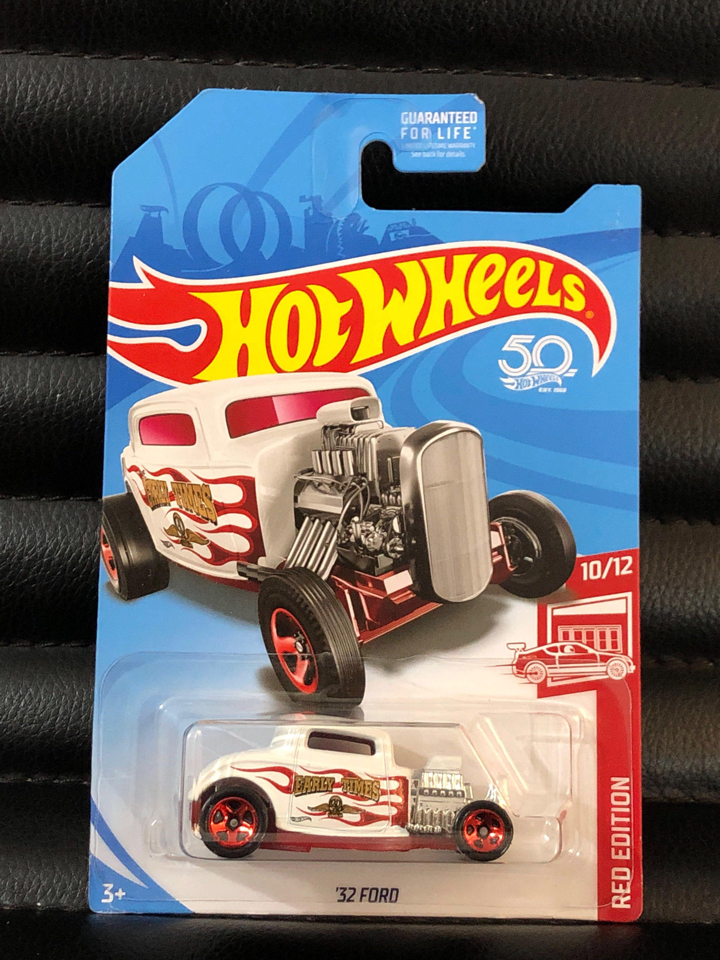 hot wheels red edition 2018