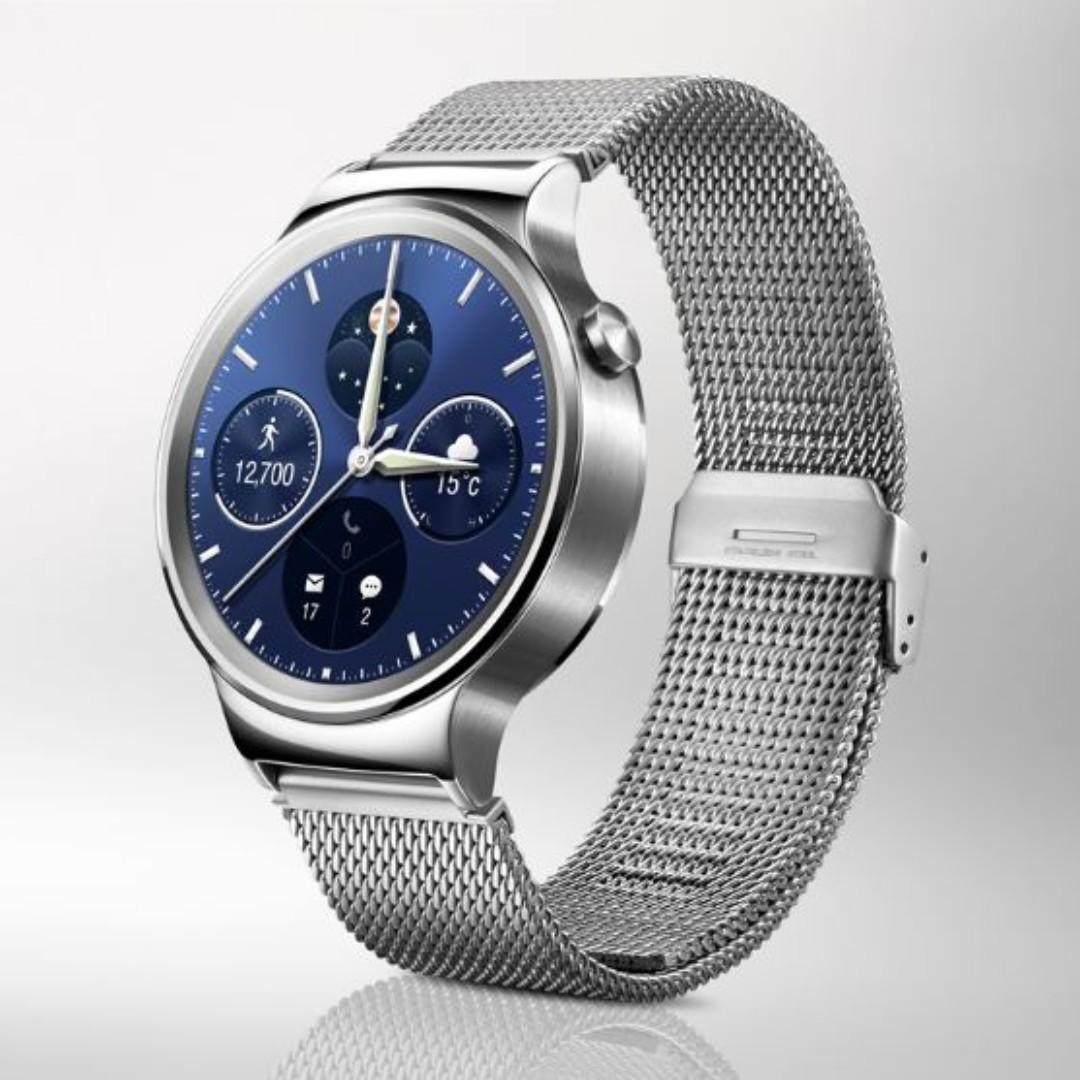 Huawei Watch Gen1 with Stainless Steel Mesh Band Mobile Phones Gadgets Wearables Smart Watches on Carousell
