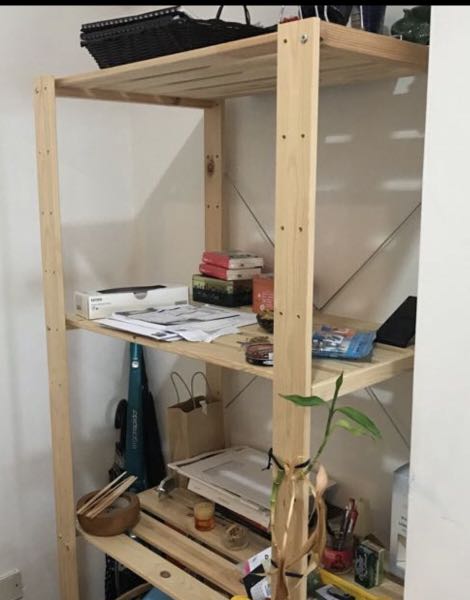 Ikea Wooden Shelf System Furniture Shelves Drawers On Carou