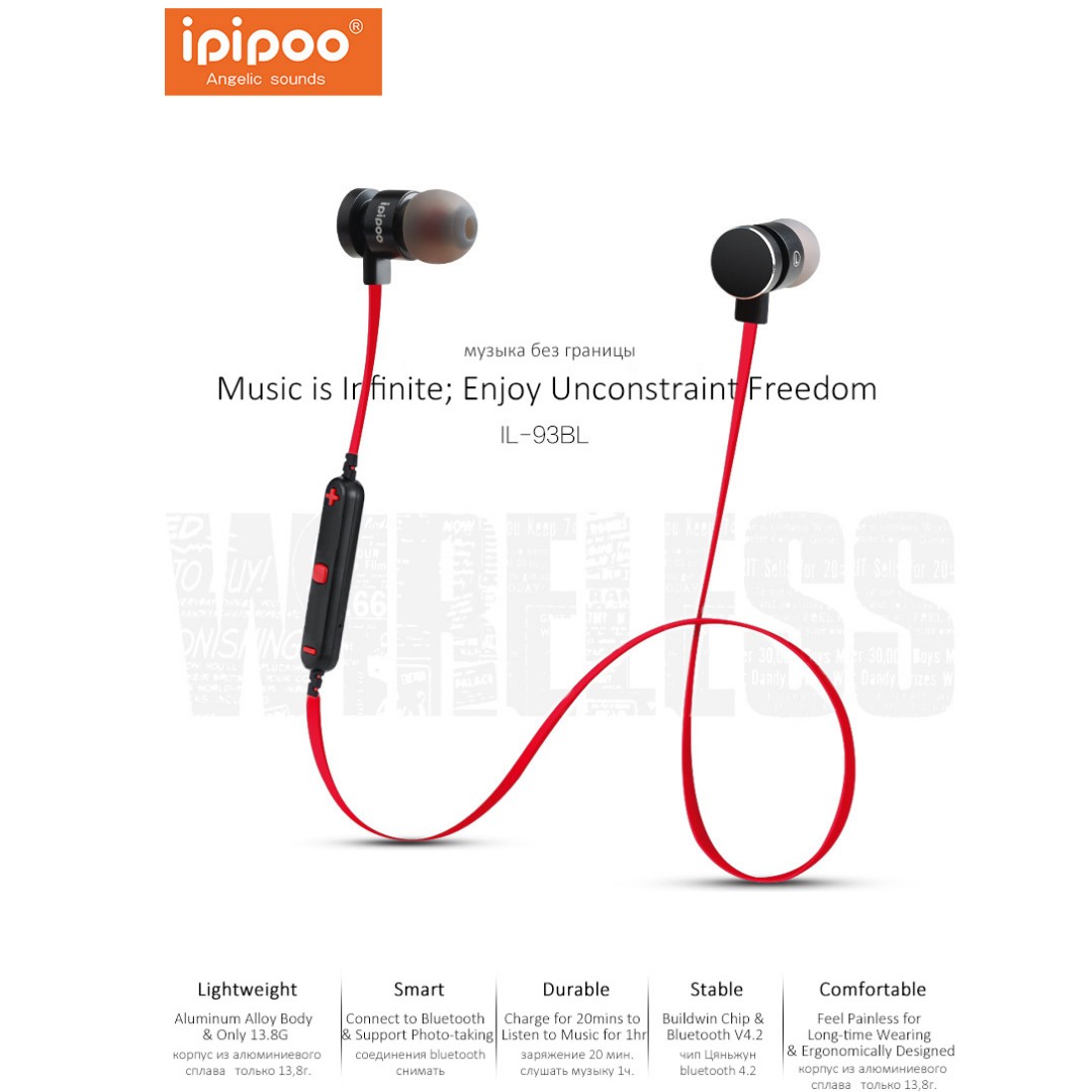 Ipipoo bluetooth earphones manual store