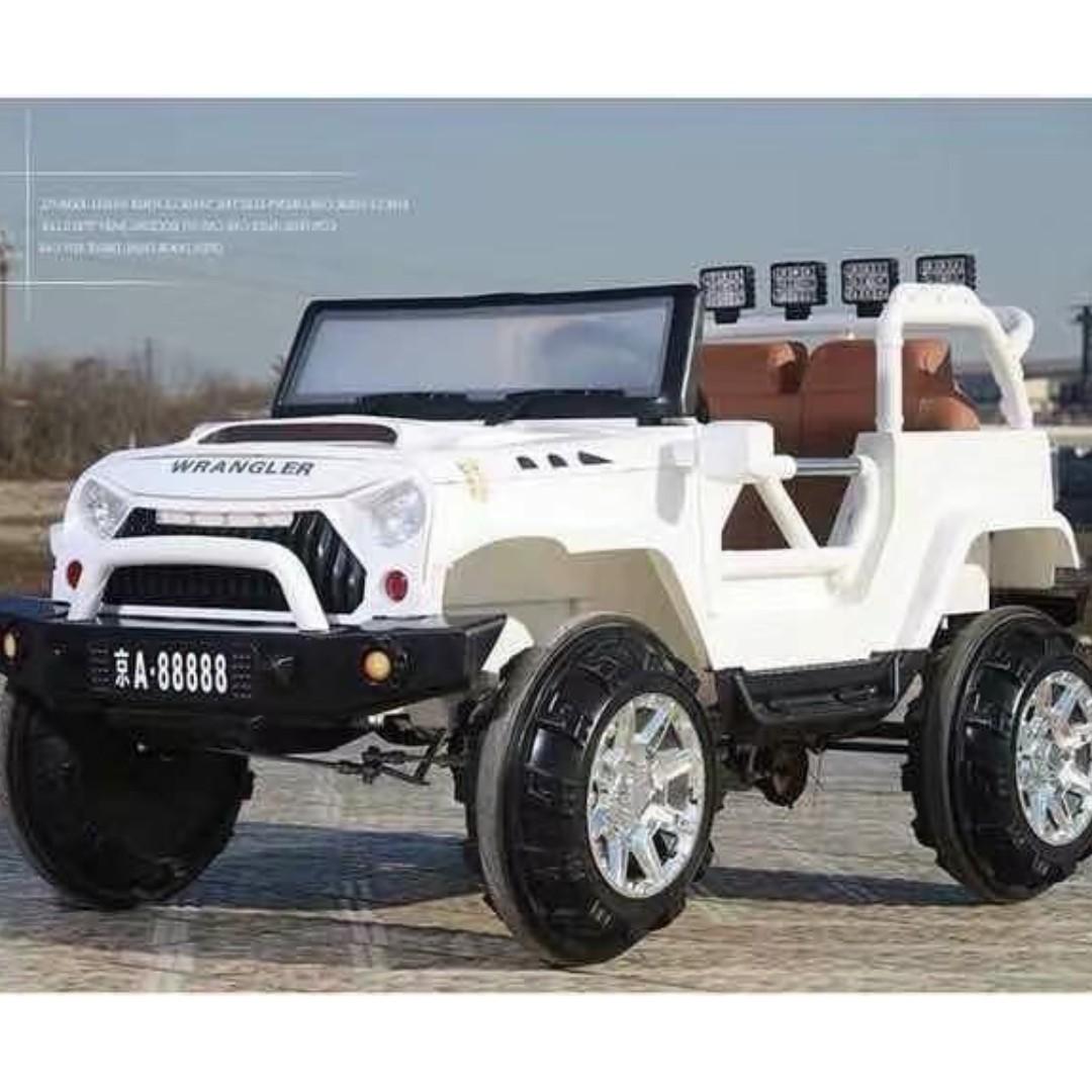 jeep wrangler electric toy car