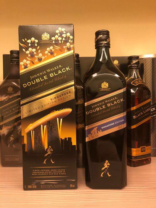 Johnnie Walker Double Black 1 Litre, Food & Drinks, Alcoholic ...