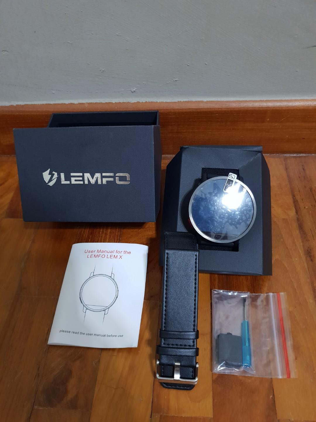 Lemfo Lem X black Mobile Phones Gadgets Wearables Smart