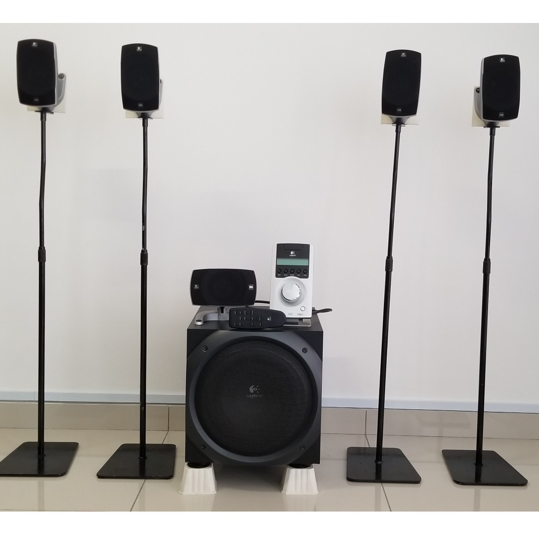 Logitech z 5500 clearance speaker stands