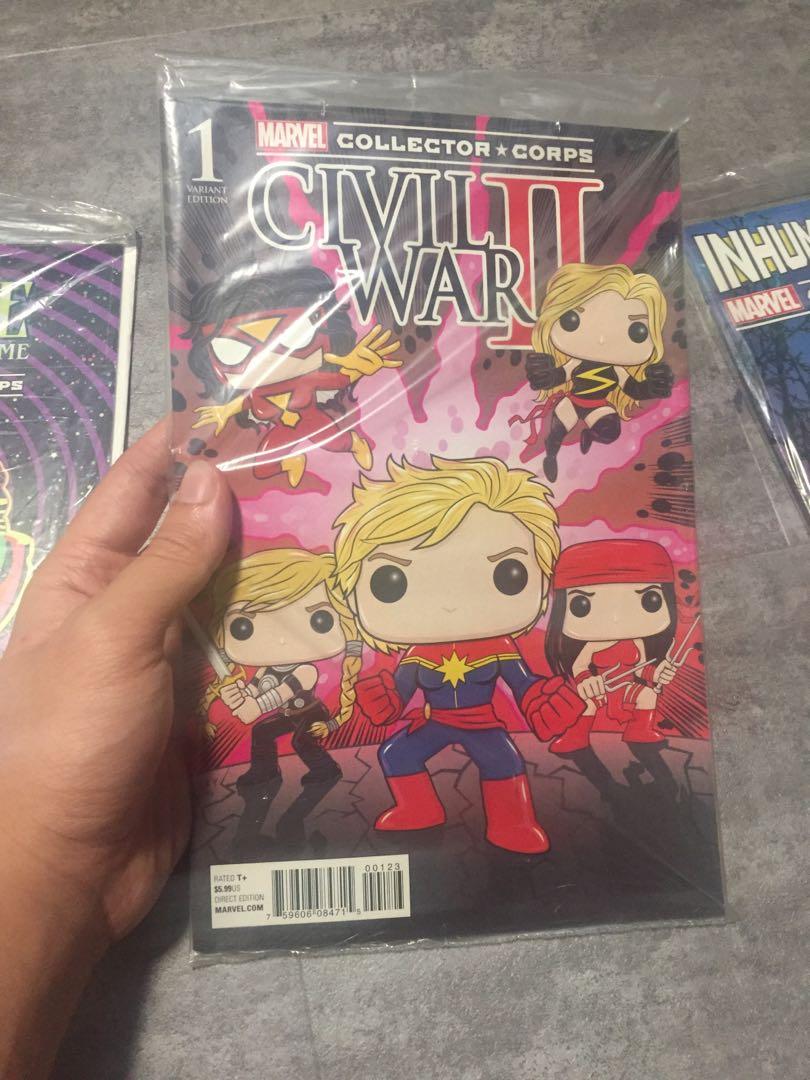 Marvel comics (Category: Comics & Manga) located in Singapore. Submitted by sellyu (Listing ID 208741925, Image 3). Description: Brand new sealed and well kept! $10 each.