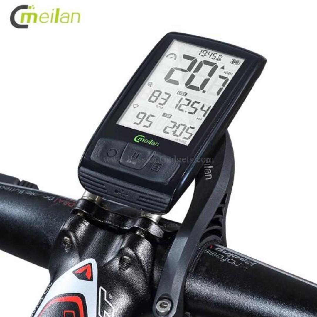 Bike speed monitor top