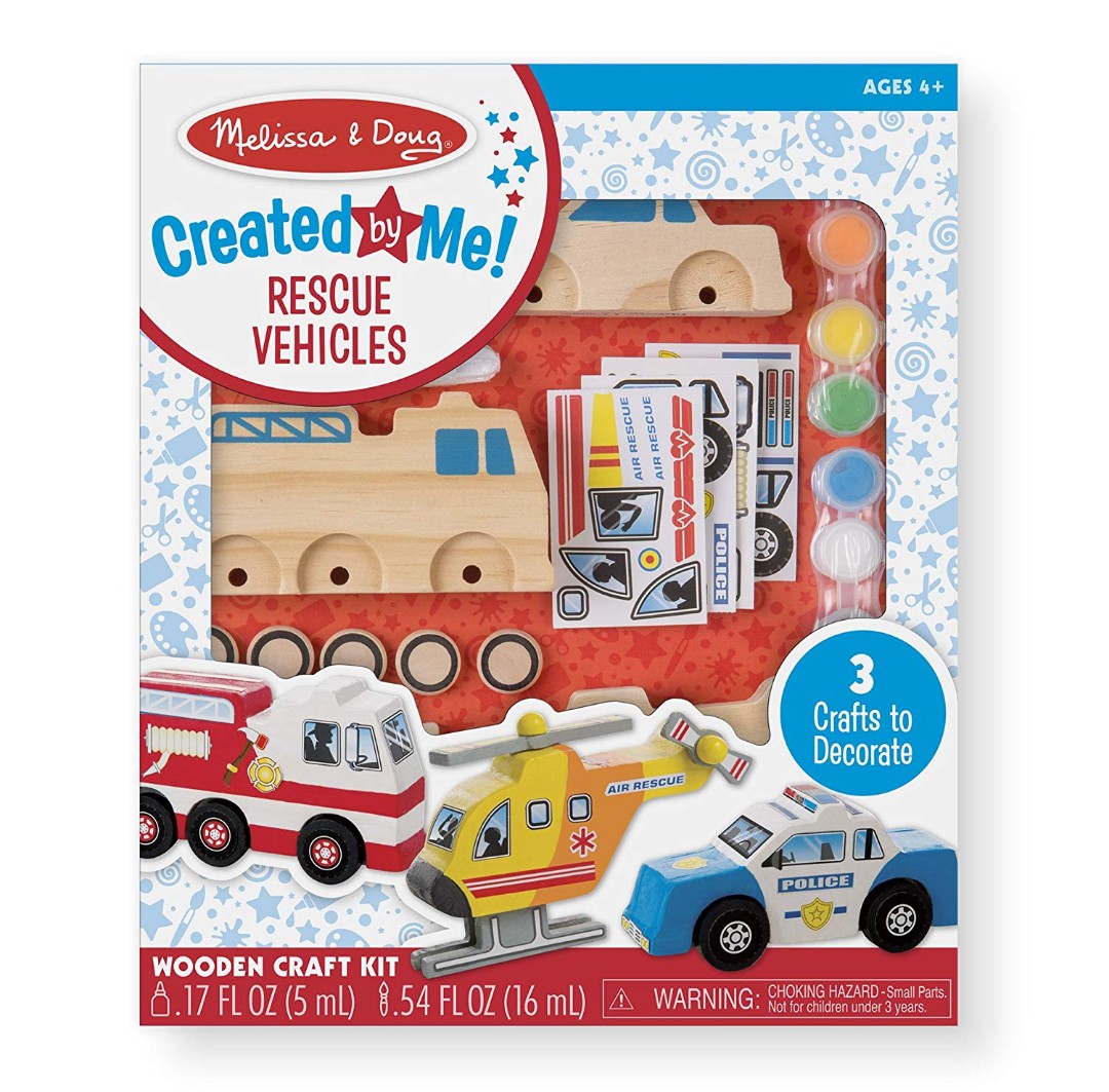 melissa and doug wooden fire truck