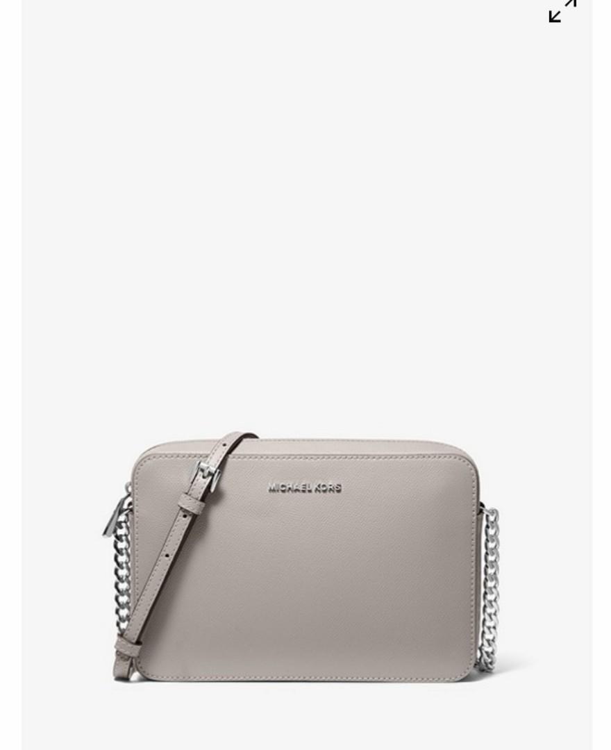 michael kors jet set crossbody grey