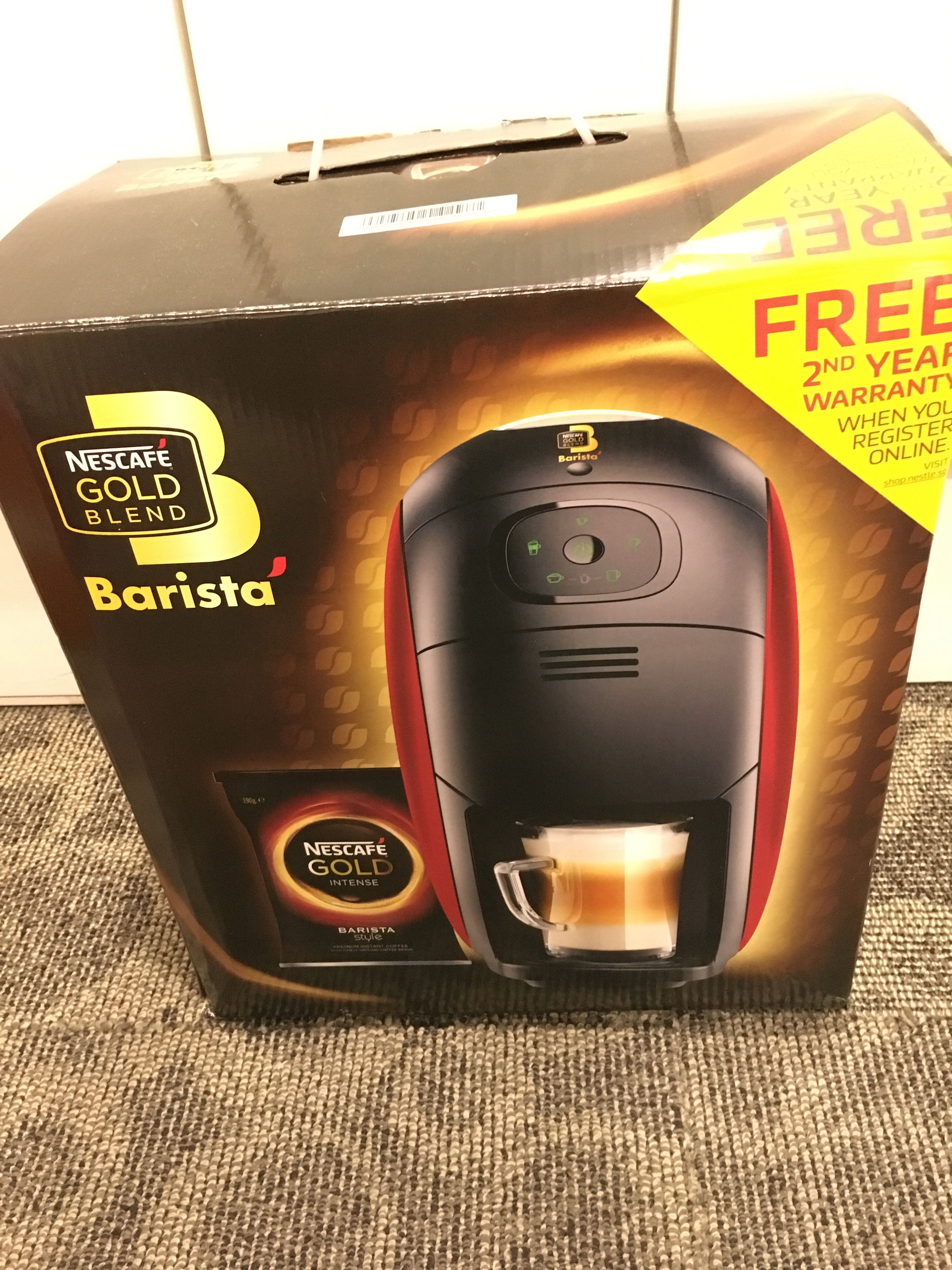 Nescafe Gold Blend Barista Coffee Machine Home Appliances Kitchenware On Carousell