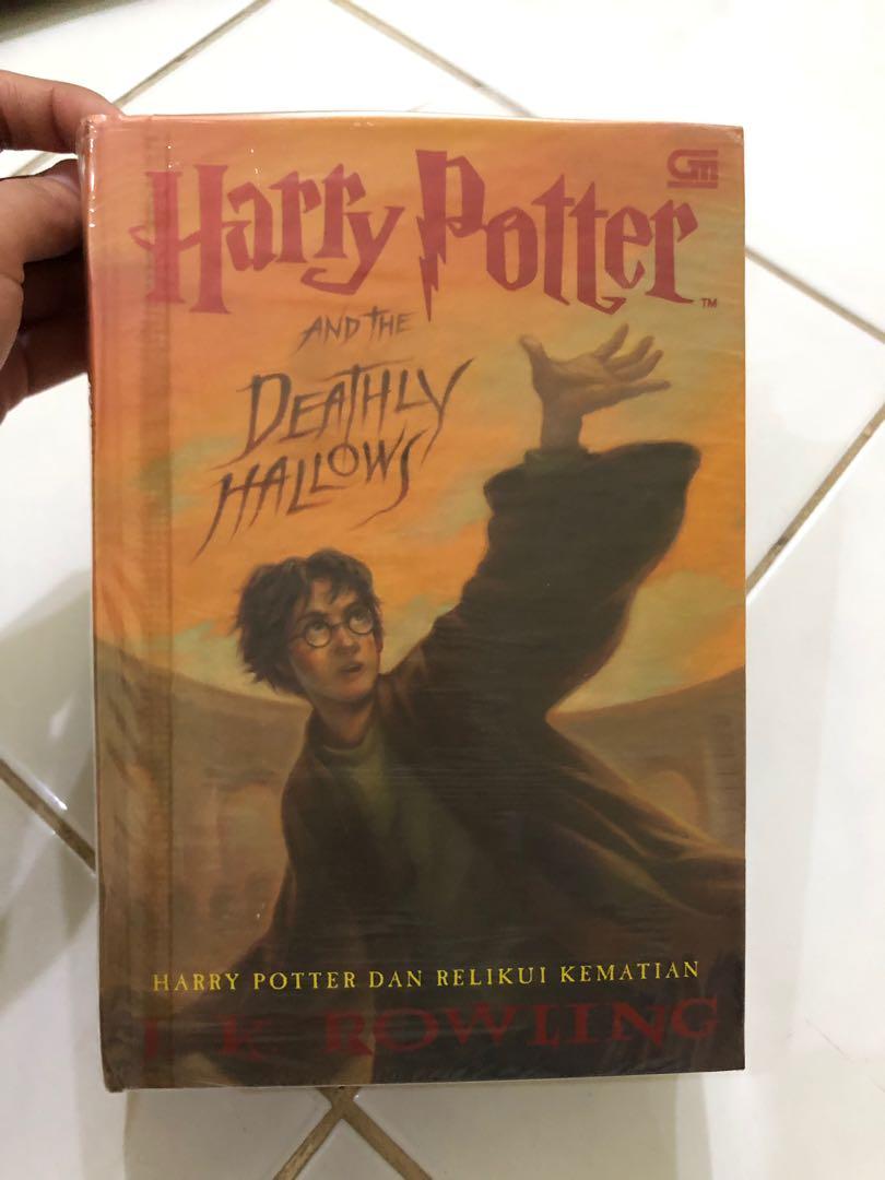 Novel Harry Potter And The Deathly Hallows Hardcover Indo Version