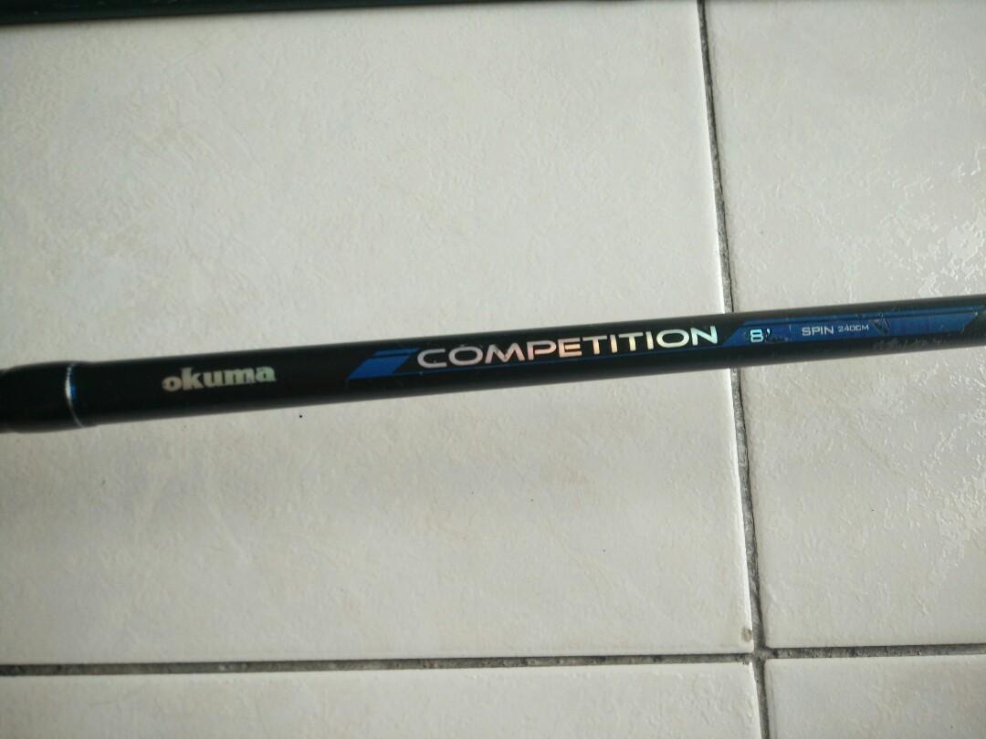 Okuma Spinning Rod - Competition (8 Kaki), Sports Equipment