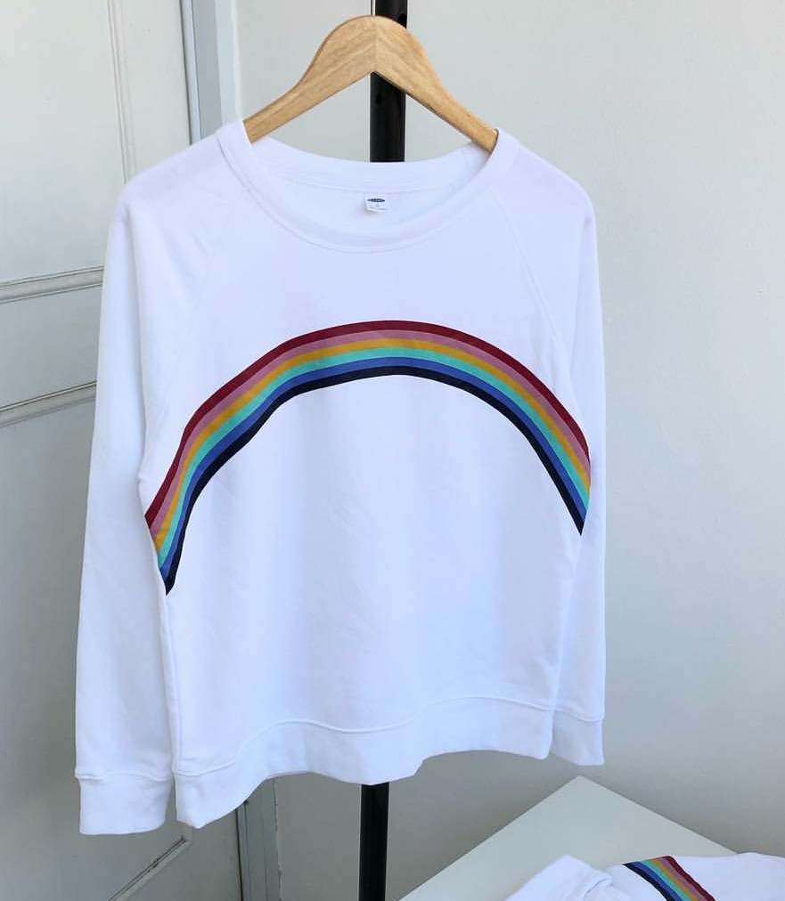 Old navy deals rainbow sweatshirt